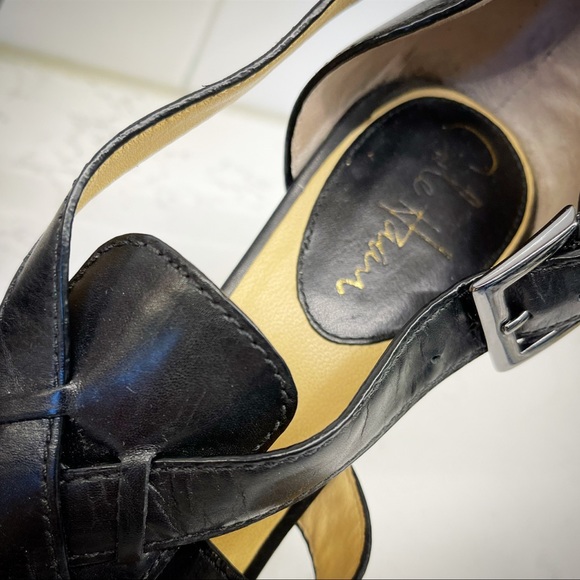 Cole Haan Calfskin Leather Gladiator Heels - Picture 4 of 12